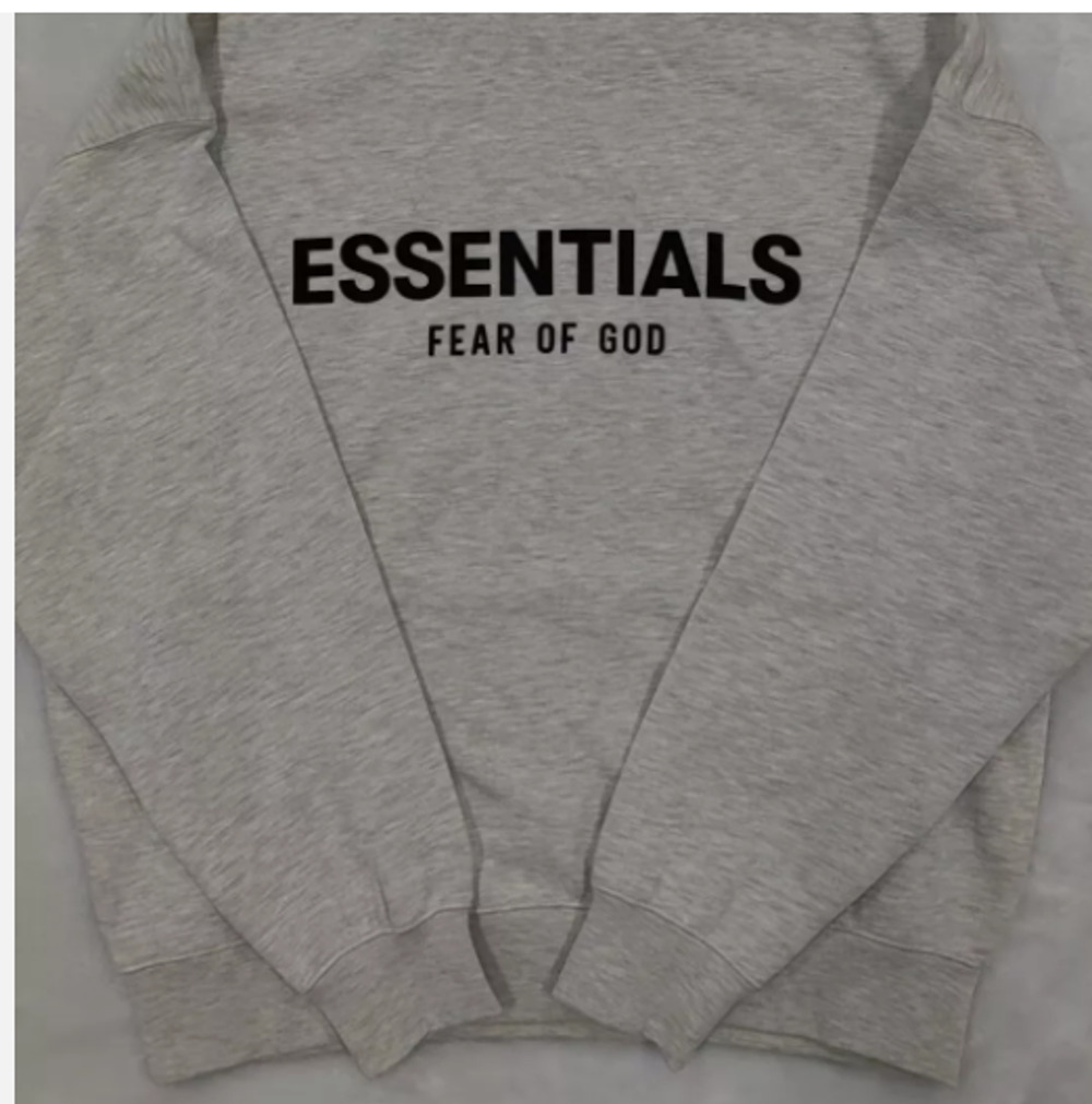 Fear of God Essentials Hoodie Dark Oatmeal Sz Small NWT 100% Authentic